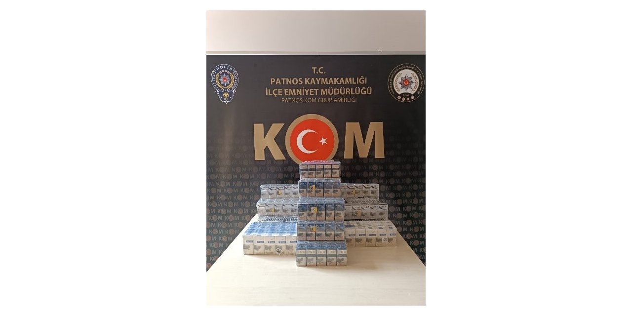 9 bin 675 paket kaçak sigara ele geçirildi