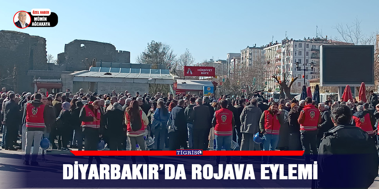 VİDEO - Diyarbakır’da Rojava eylemi