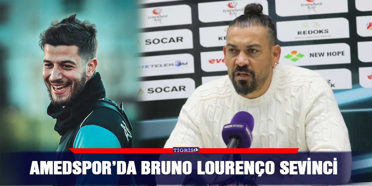 Amedspor’da Bruno Lourenço Sevinci