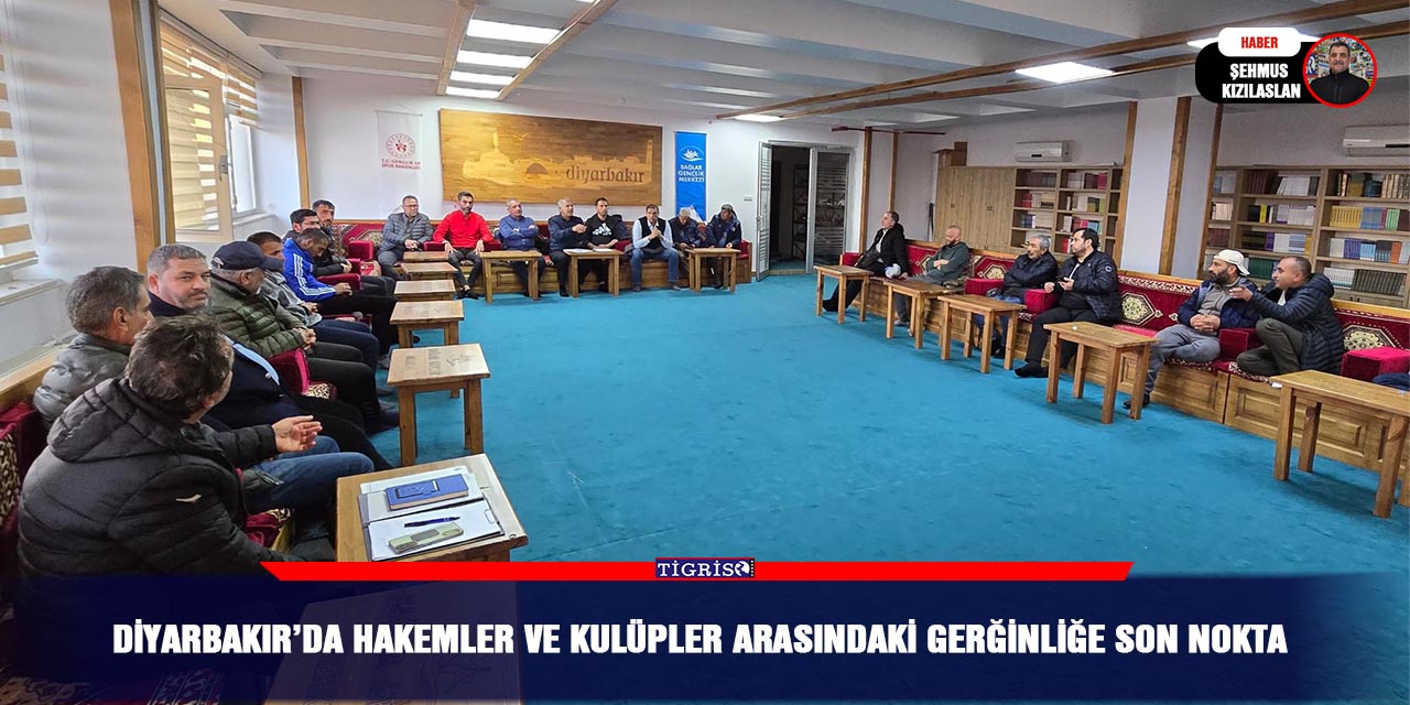 Diyarbakır’da Hakemler ve Kulüpler arasındaki gerğinliğe son nokta