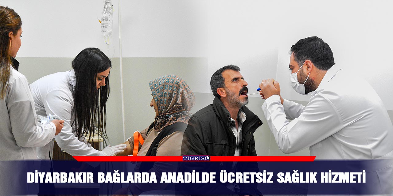 Diyarbakır Bağlarda anadilde ücretsiz sağlık hizmeti