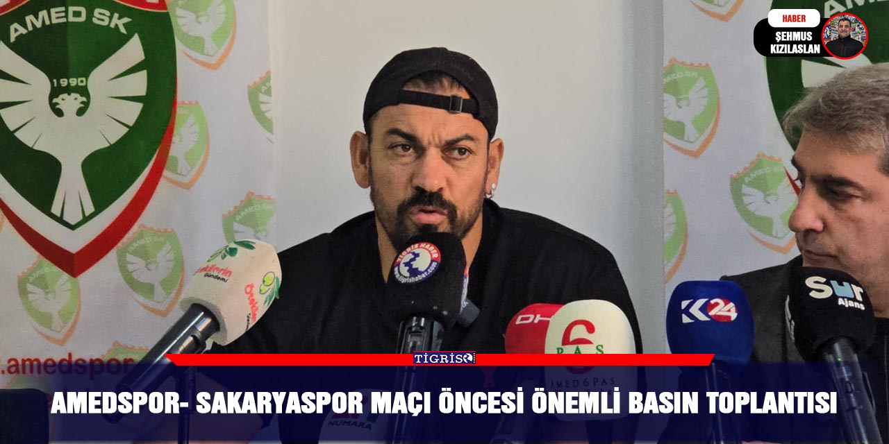 Amedspor- Sakaryaspor Maçı Öncesi Önemli Basın Toplantısı