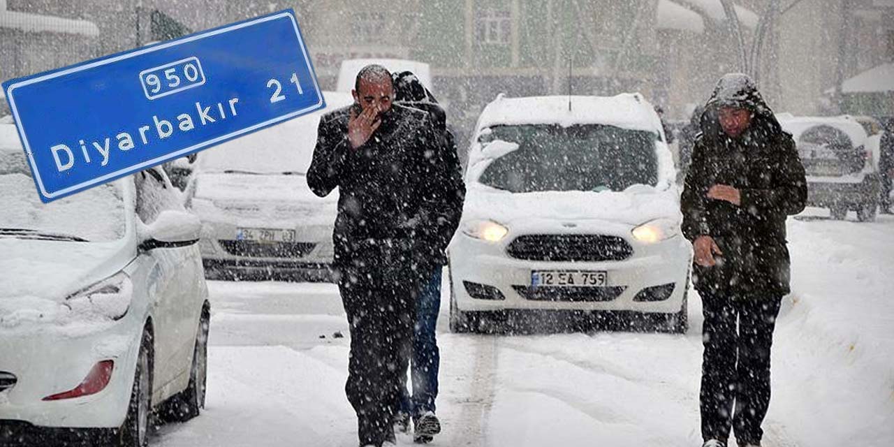 Diyarbakır'a kış geri dönüyor: Buzlanma ve Kar uyarısı