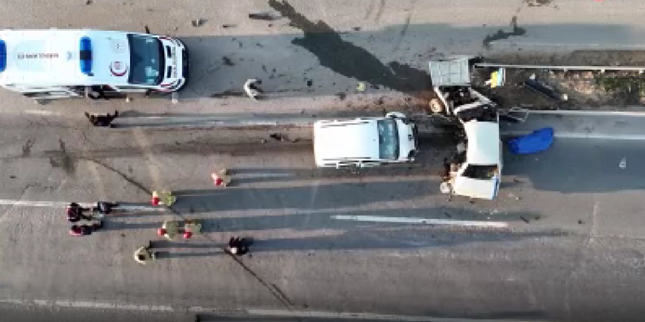 Hurda yığınına dönen araçta karı-koca hayatını kaybetti