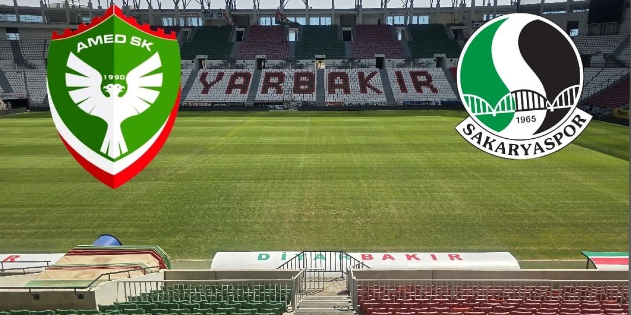 Amedspor-Sakaryaspor: Muhtemel 11'ler