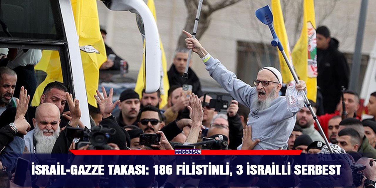 İsrail-Gazze Takası: 186 Filistinli, 3 İsrailli serbest