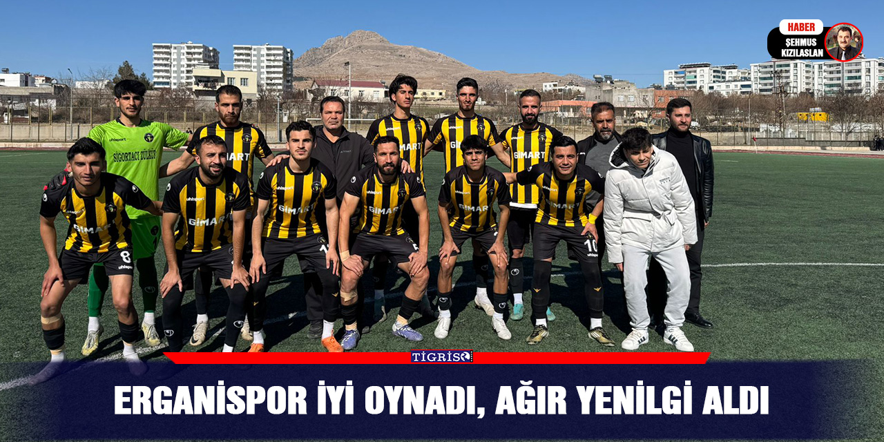 Erganispor iyi oynadı, ağır yenilgi aldı