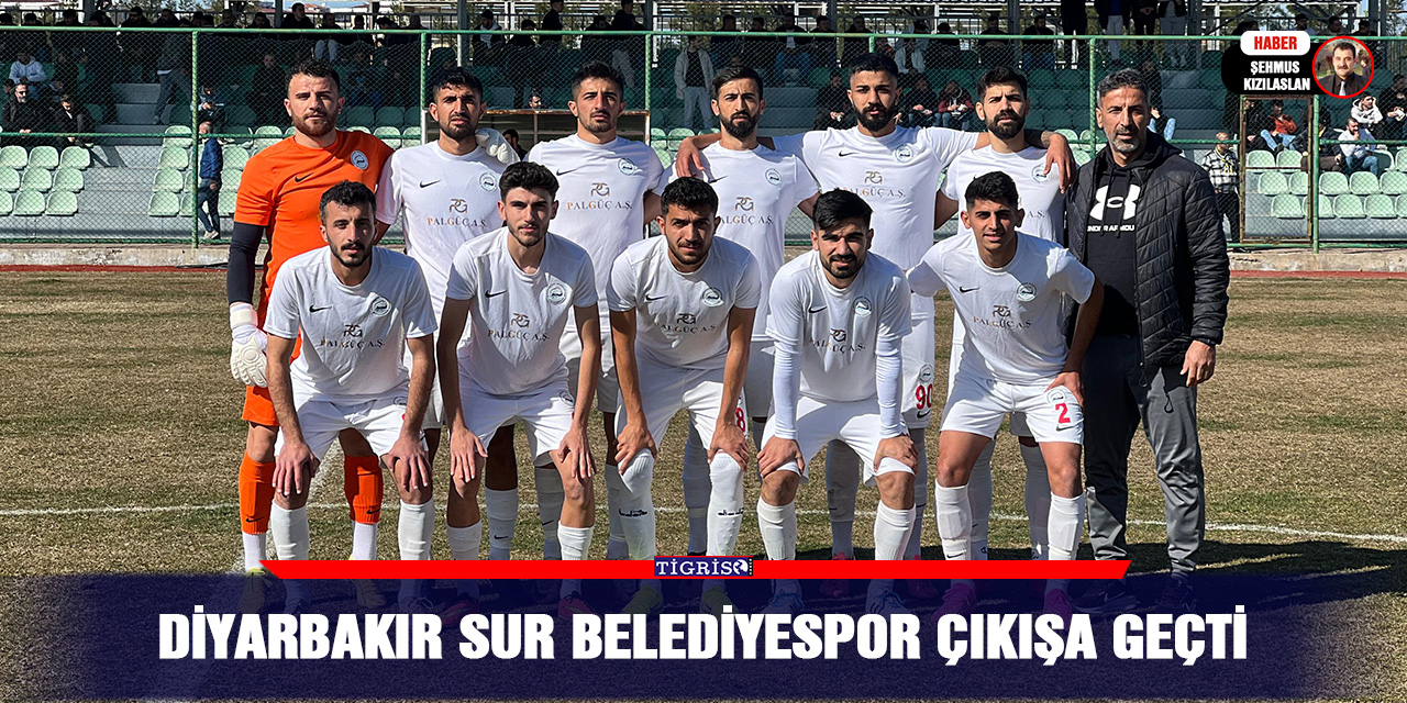 Diyarbakır Sur Belediyespor çıkışa geçti