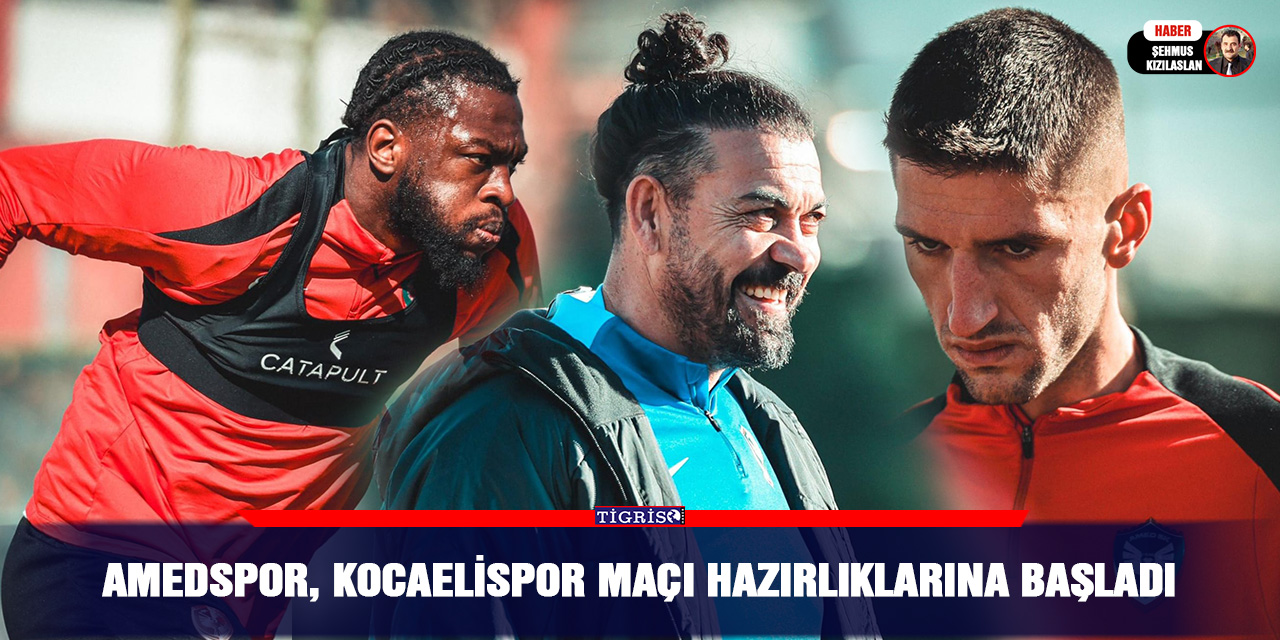 Amedspor, Kocaelispor maçı hazırlıklarına başladı