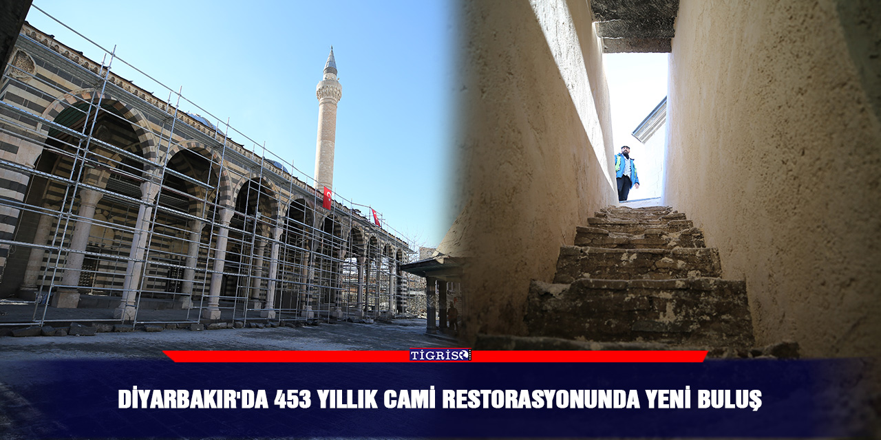 Diyarbakır'da 453 yıllık cami restorasyonunda yeni buluş