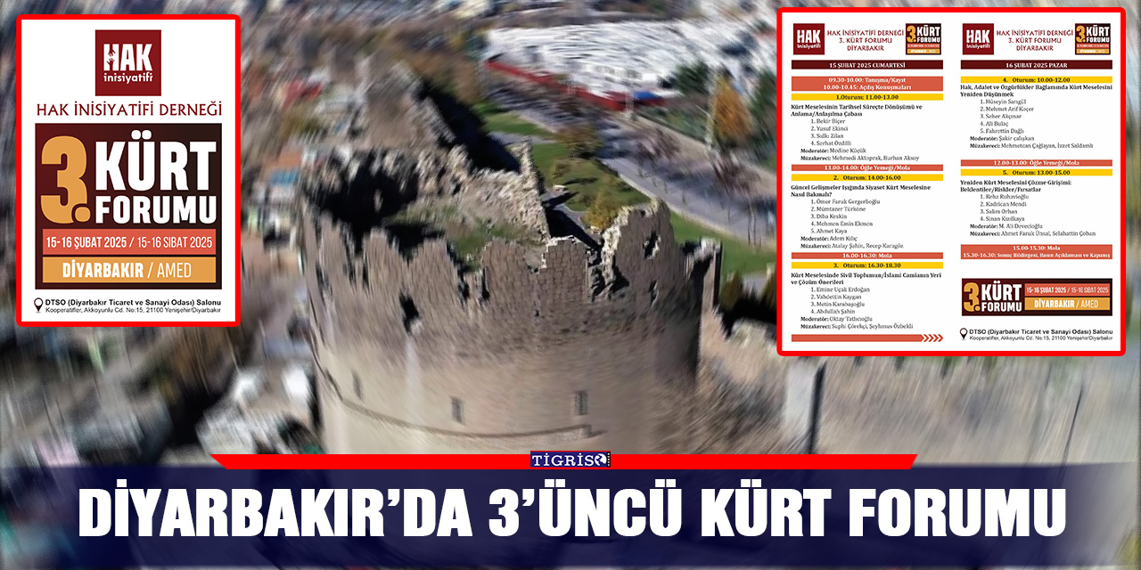 Diyarbakır’da 3’üncü Kürt forumu