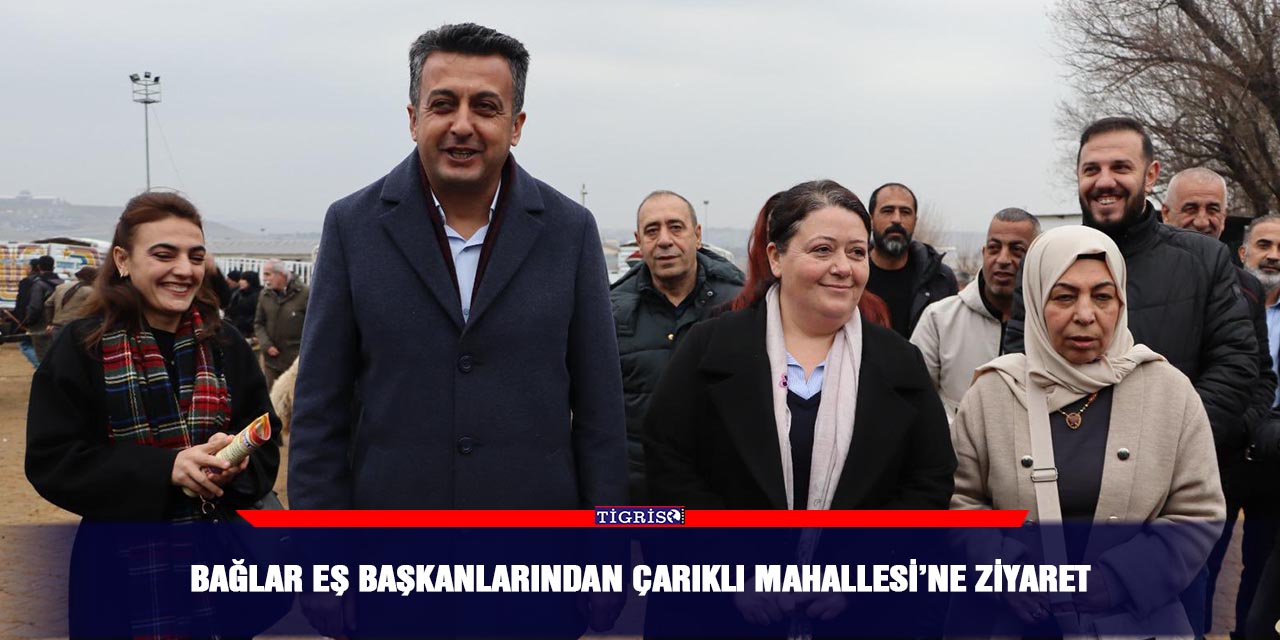 Bağlar Eş Başkanlarından Çarıklı Mahallesi’ne ziyaret