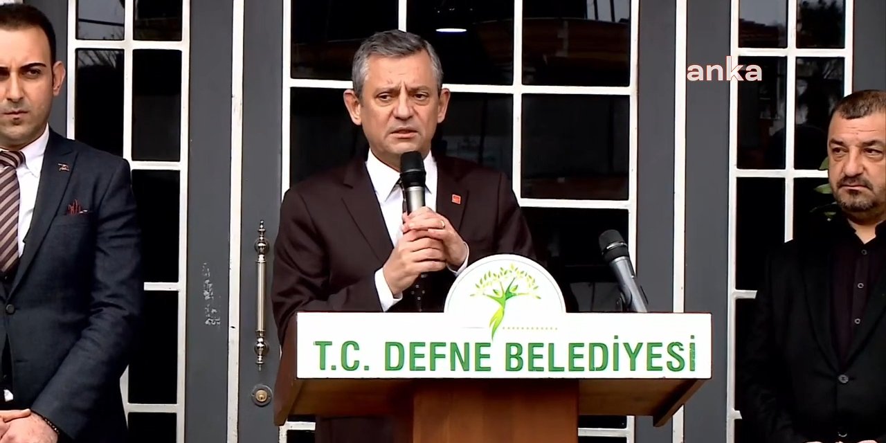 Özgür Özel Hatay'da özür diledi