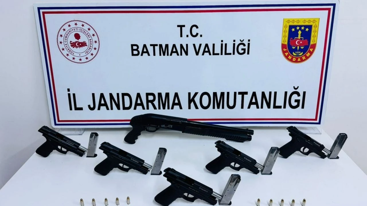 Batman'da silah kaçakçılığı operasyonu