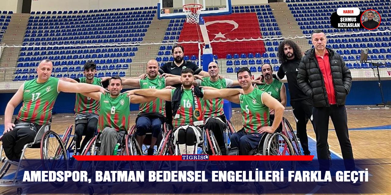 Amedspor, Batman bedensel engellileri farkla geçti