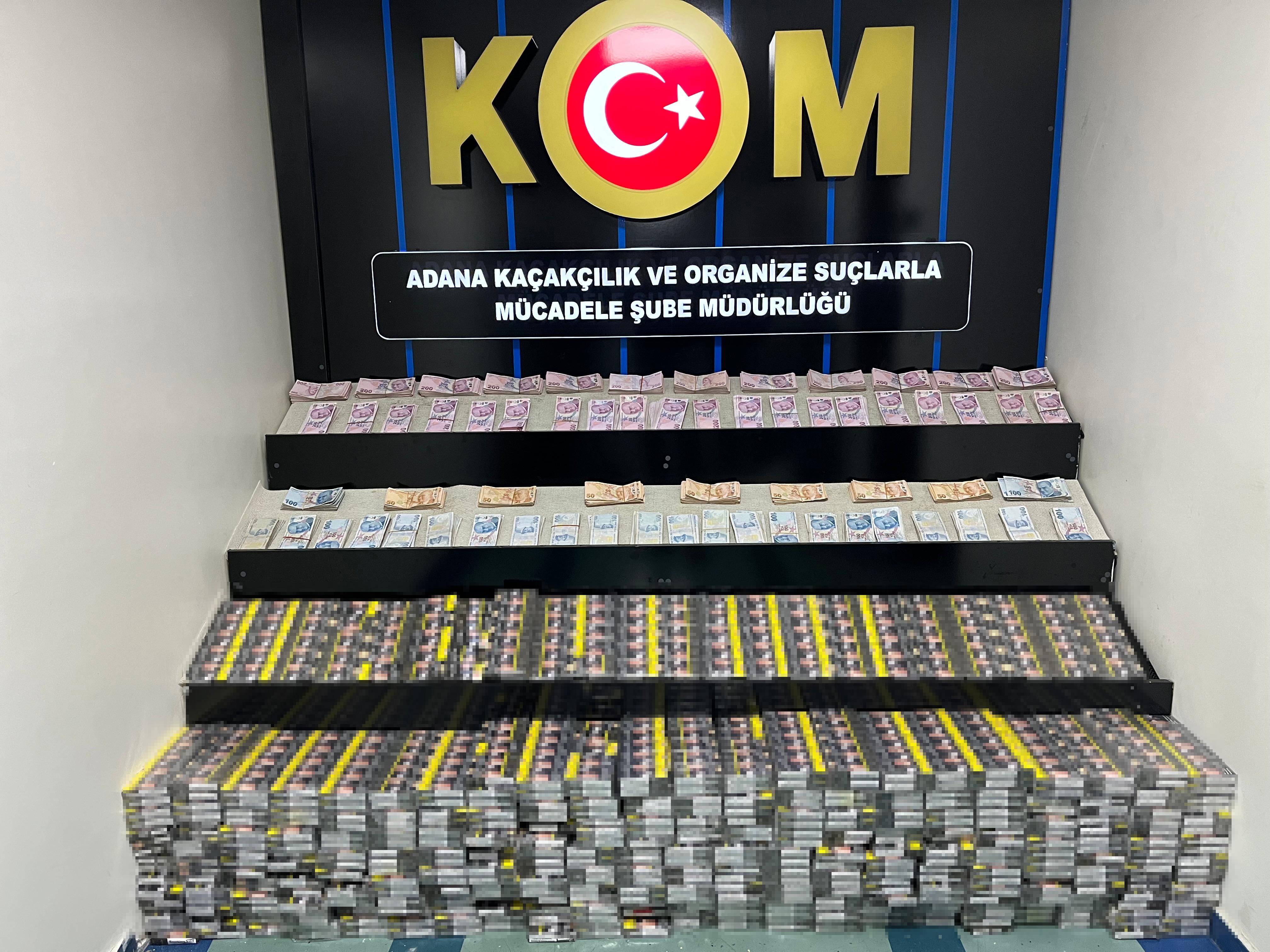 7 bin 335 paket kaçak sigara ele geçirildi