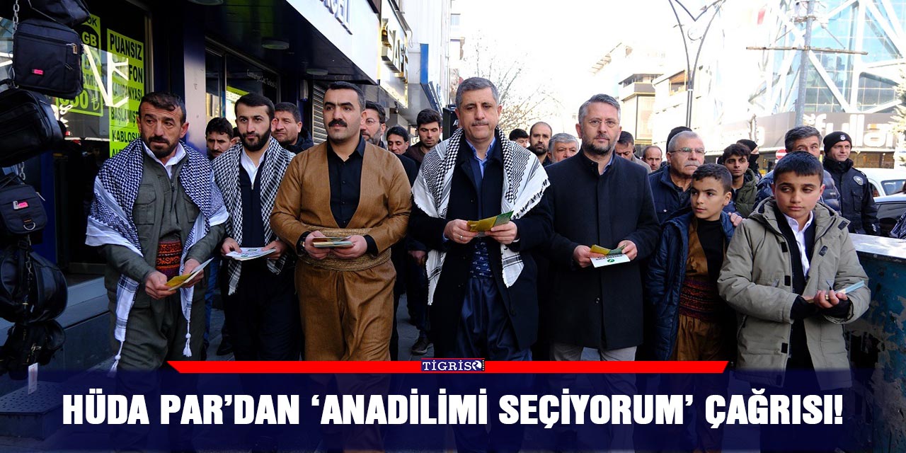 HÜDA PAR’dan ‘Anadilimi Seçiyorum’ çağrısı!