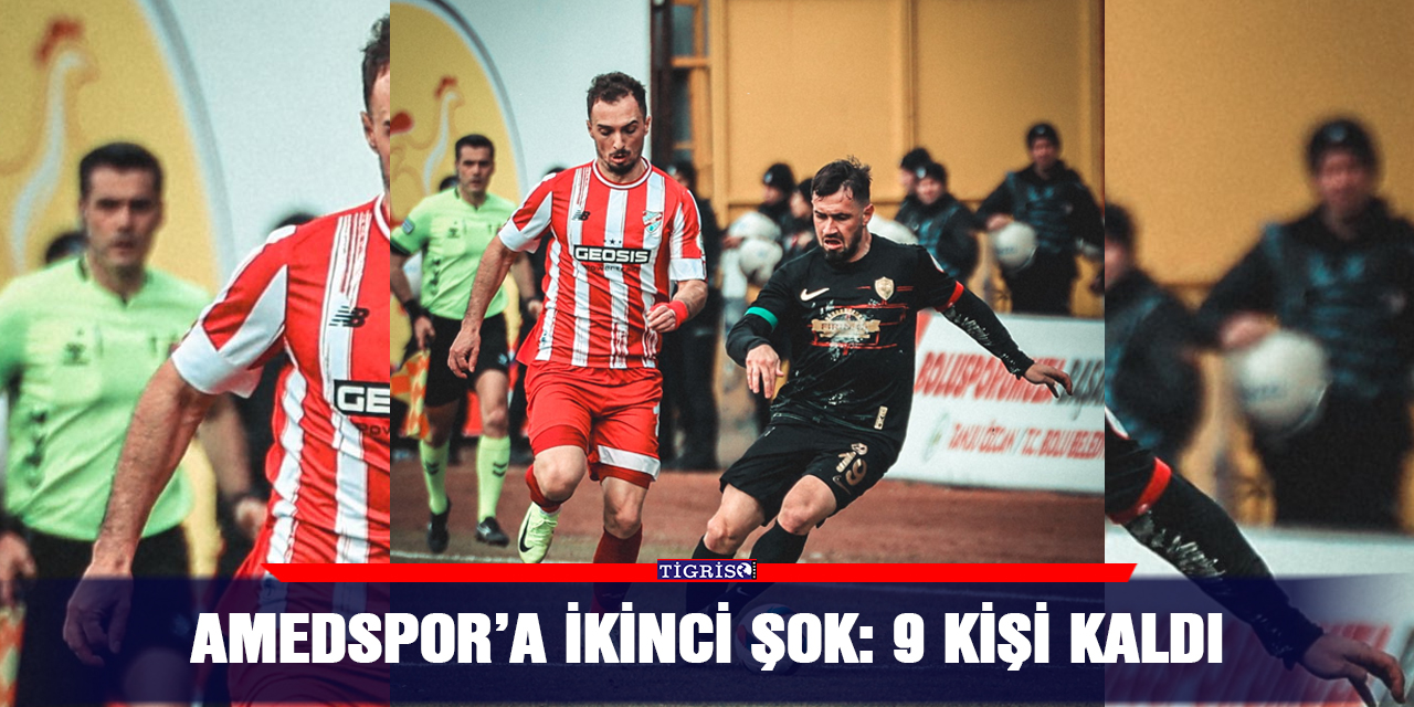 Amedspor’a ikinci şok: 9 kişi kaldı