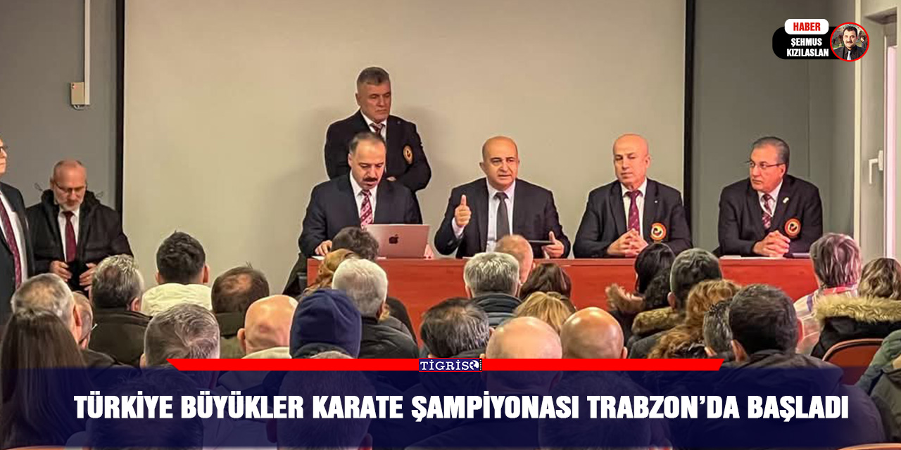 Türkiye Büyükler Karate Şampiyonası Trabzon’da Başladı