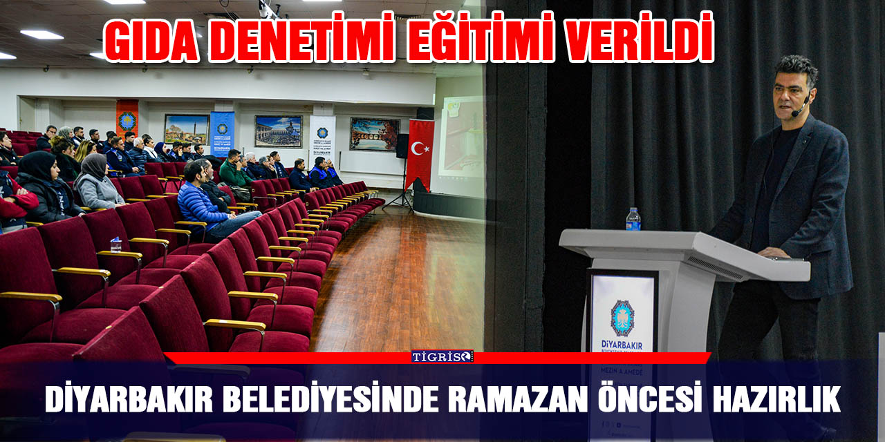 Diyarbakır Belediyesinde Ramazan öncesi hazırlık