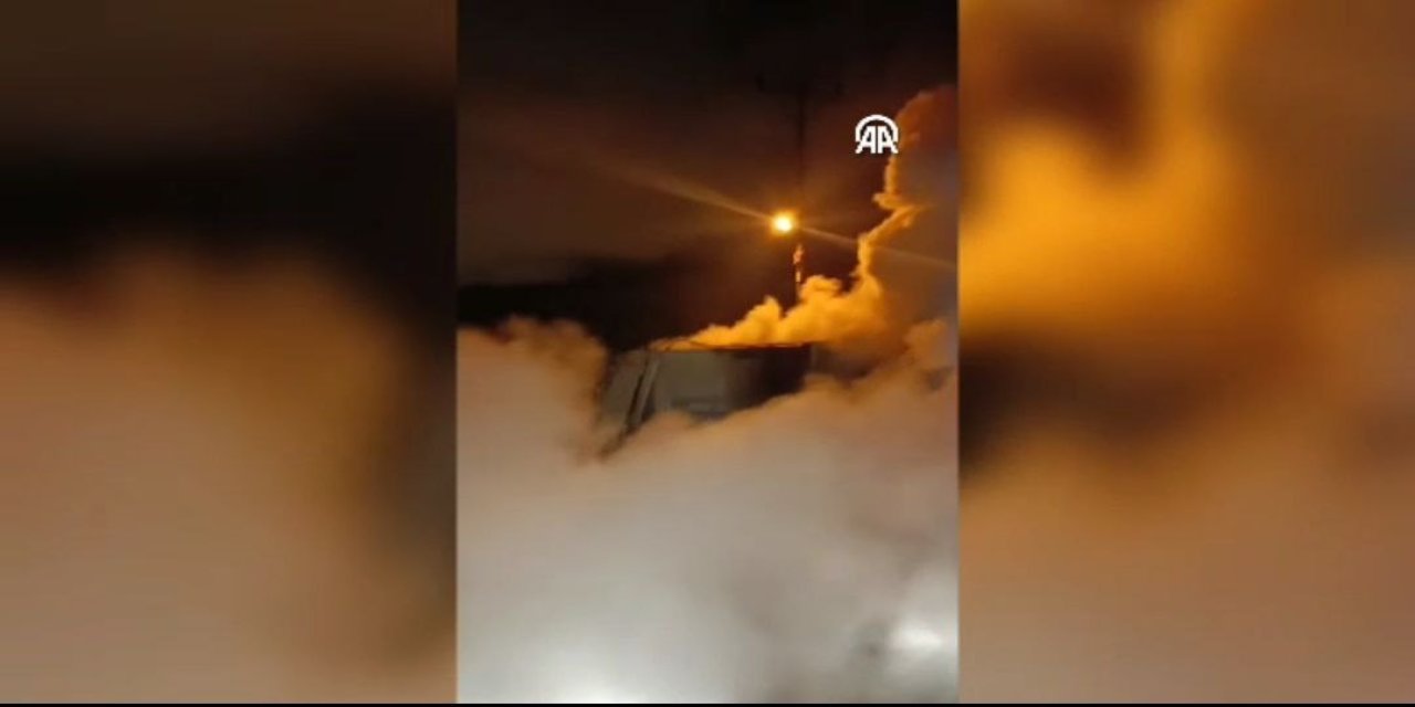 Van'da çöp aracına molotoflu saldırı