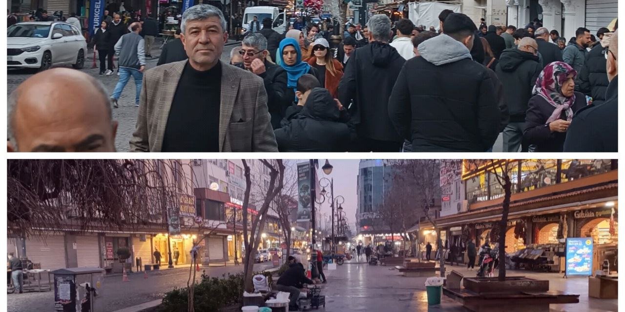 Diyarbakır Gazi Caddesi'nde ilk iftar sessizliği