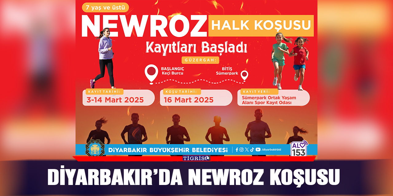 Diyarbakır’da Newroz koşusu