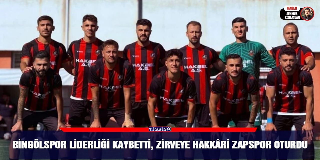 Bingölspor Liderliği Kaybetti, Zirveye Hakkâri Zapspor oturdu