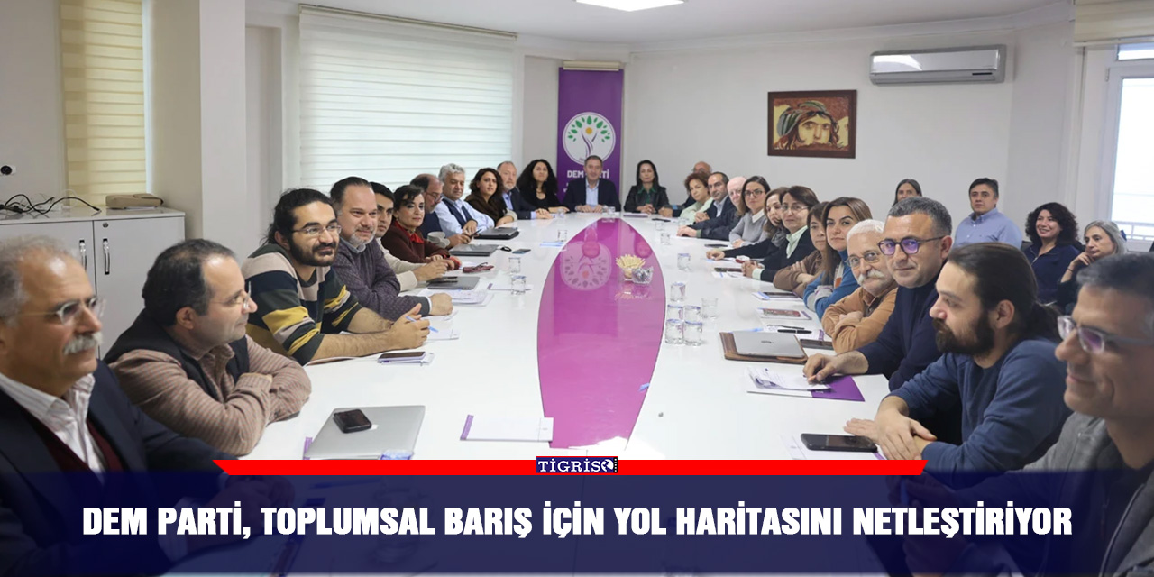 Dem Parti, toplumsal barış için yol haritasını netleştiriyor