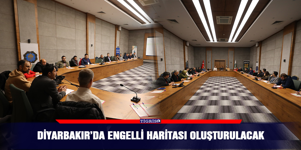 Diyarbakır’da engelli haritası oluşturulacak