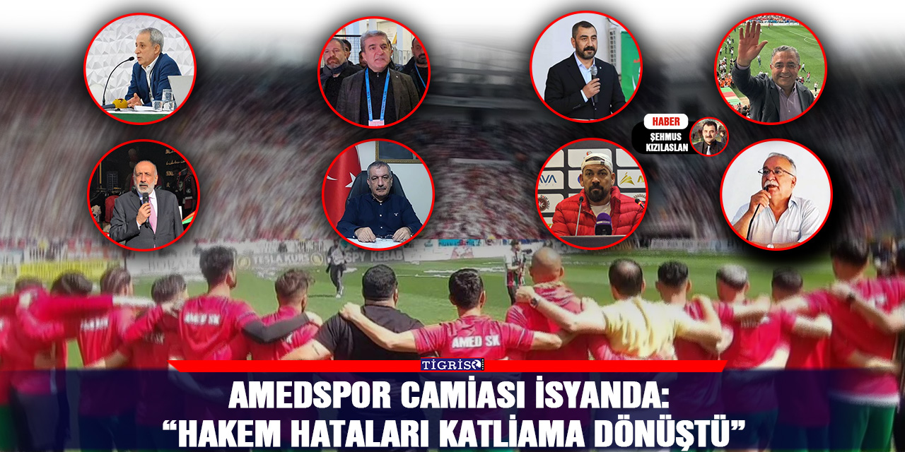 Amedspor camiası isyanda: “Hakem Hataları Katliama Dönüştü”