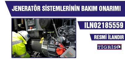 JENERATÖR SİSTEMLERİNİN BAKIM ONARIMI