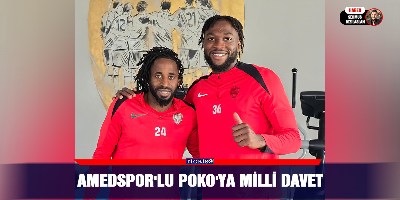 Amedspor'lu Poko'ya Milli Davet