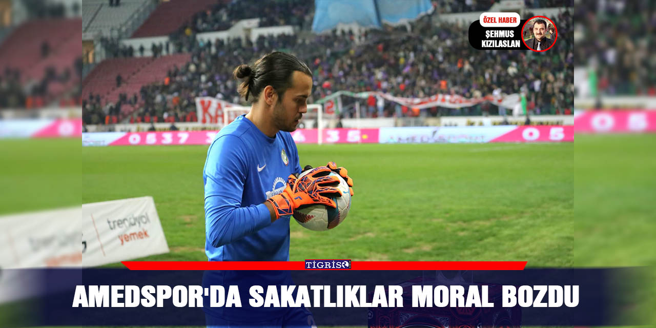 Amedspor'da Sakatlıklar Moral Bozdu