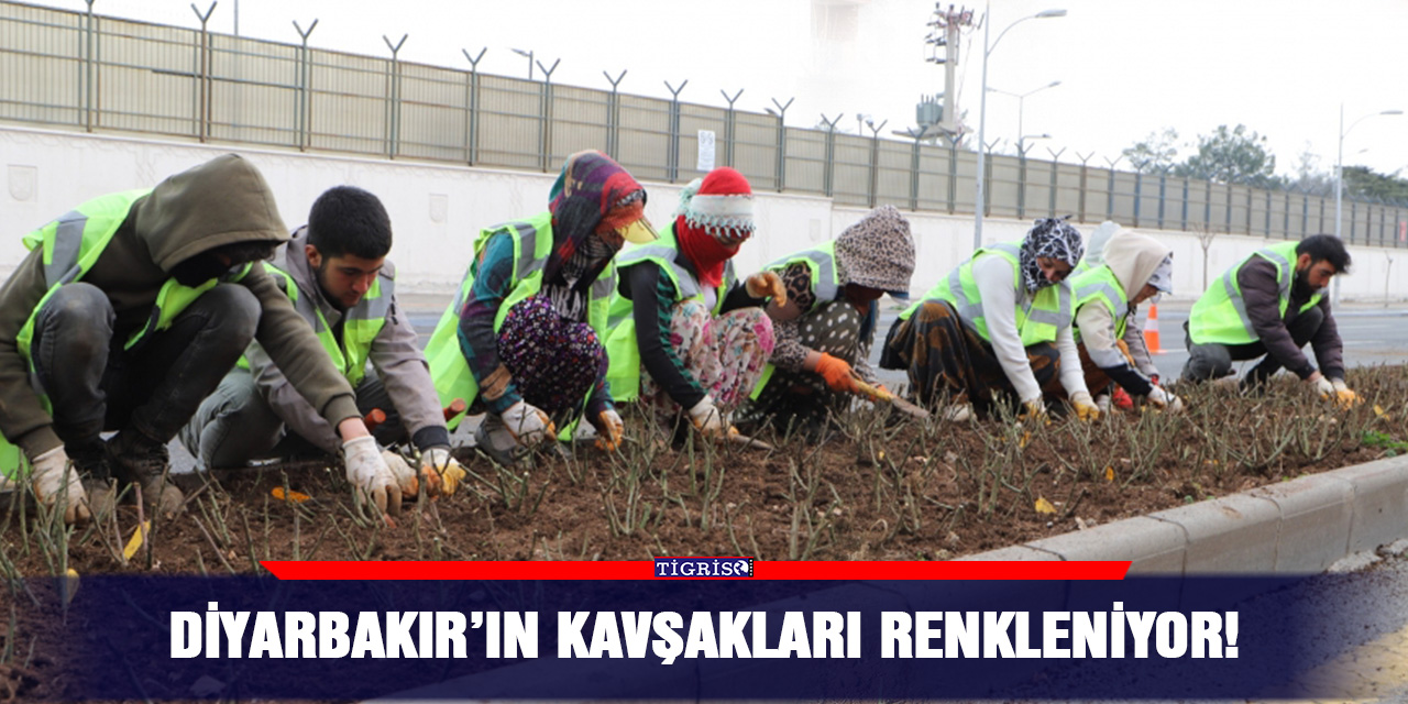 Diyarbakır’ın Kavşakları Renkleniyor!