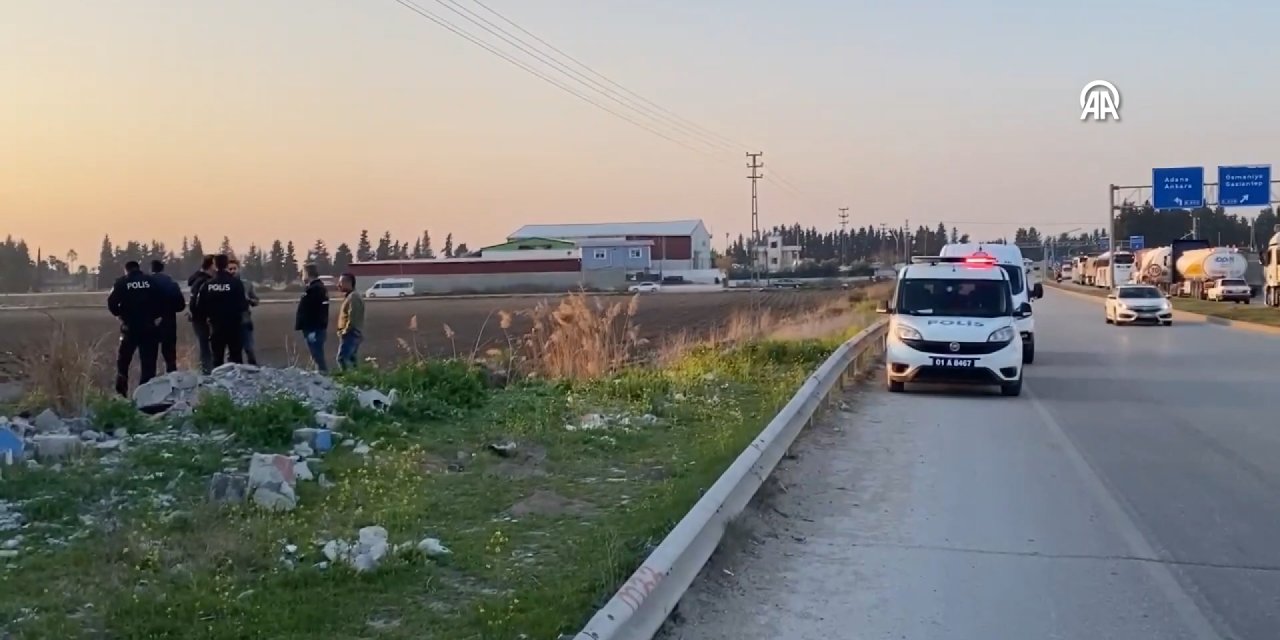 Dere yatağında insan iskeleti bulundu