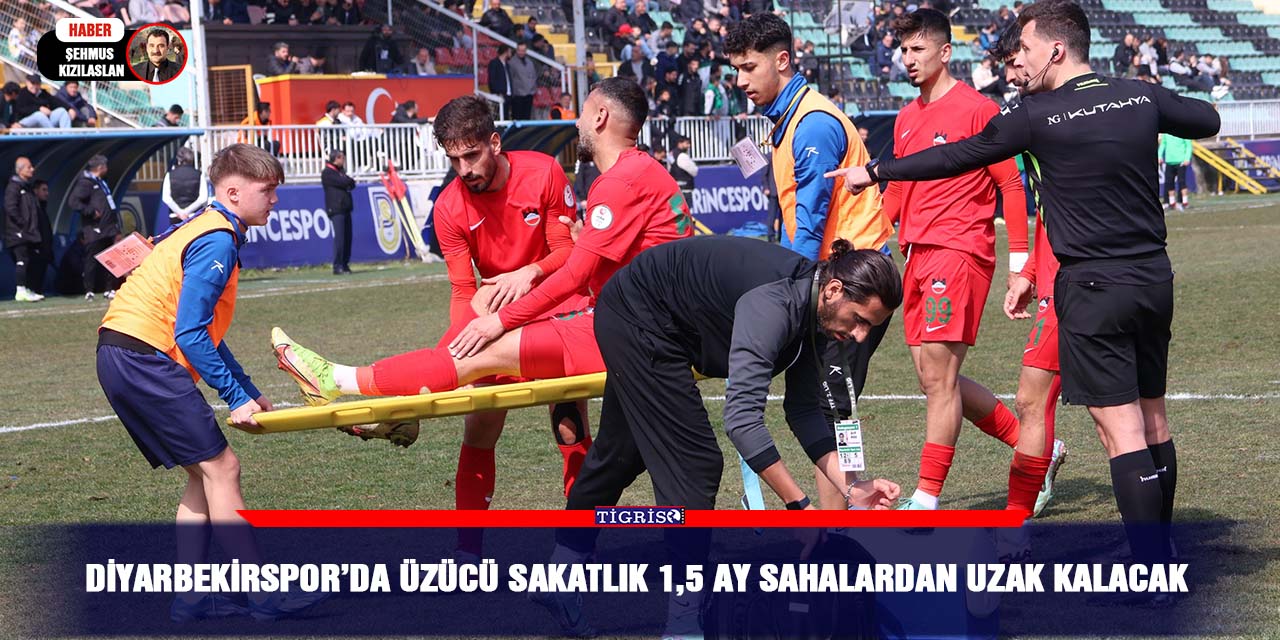 Diyarbekirspor’da Üzücü Sakatlık 1,5 Ay Sahalardan Uzak Kalacak