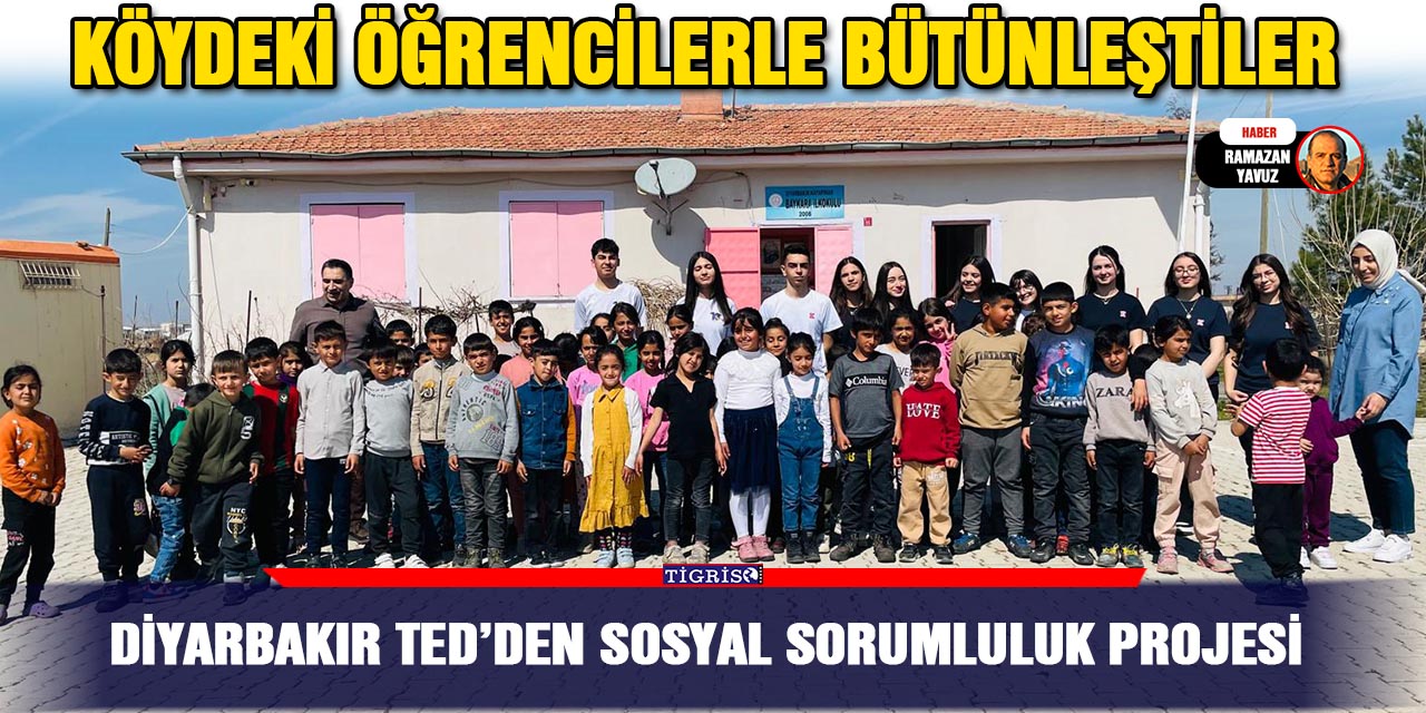 Diyarbakır TED’den sosyal sorumluluk projesi