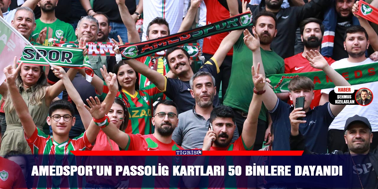 Amedspor’un passolig kartları 50 binlere dayandı