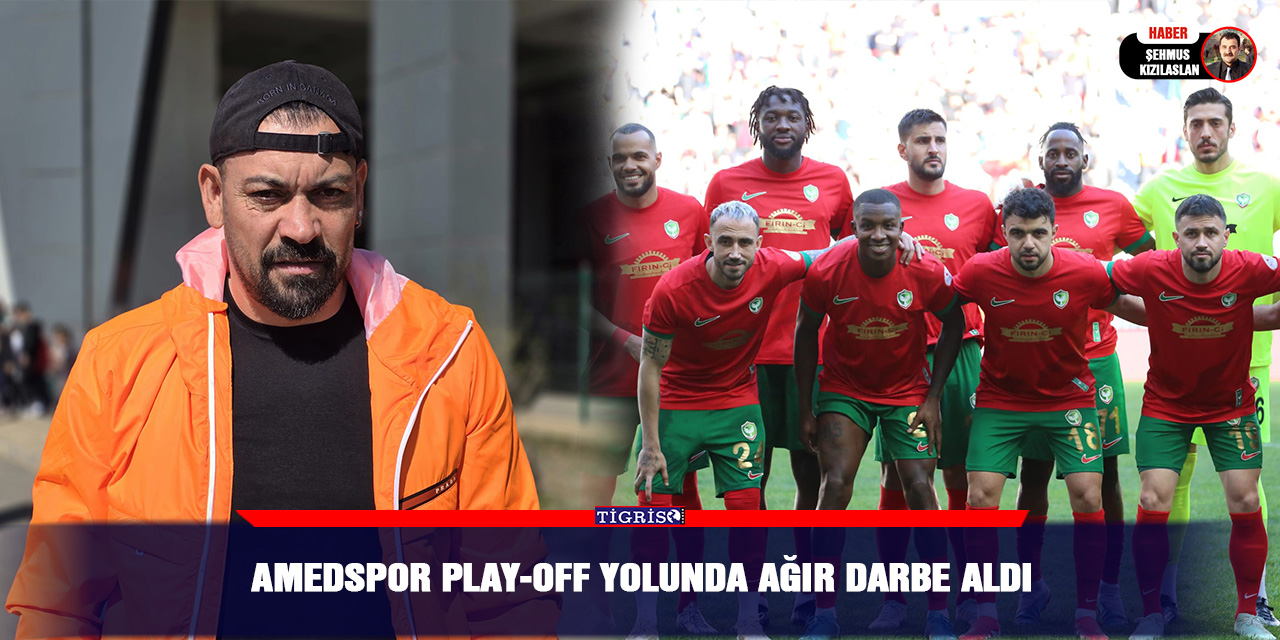 Amedspor Play-Off yolunda ağır darbe aldı