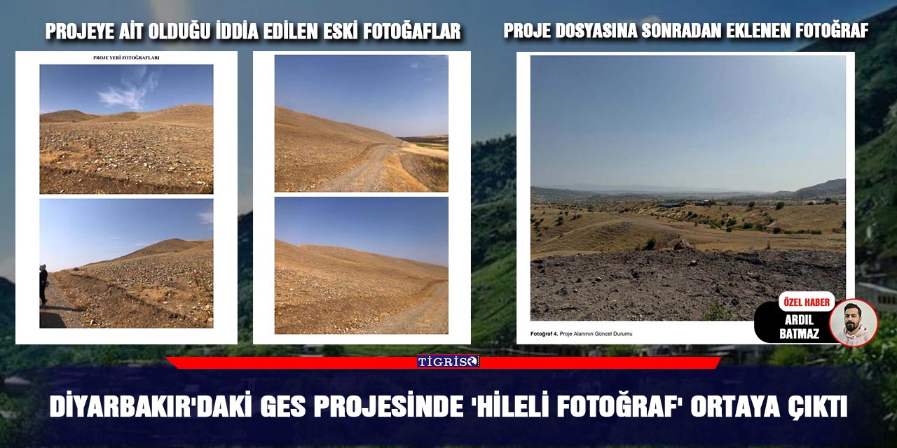 Diyarbakır'daki GES projesinde 'hileli fotoğraf' ortaya çıktı