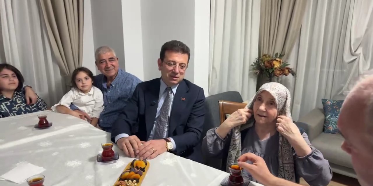 İmamoğlu iftar sofrasından canlı yayınla seslendi