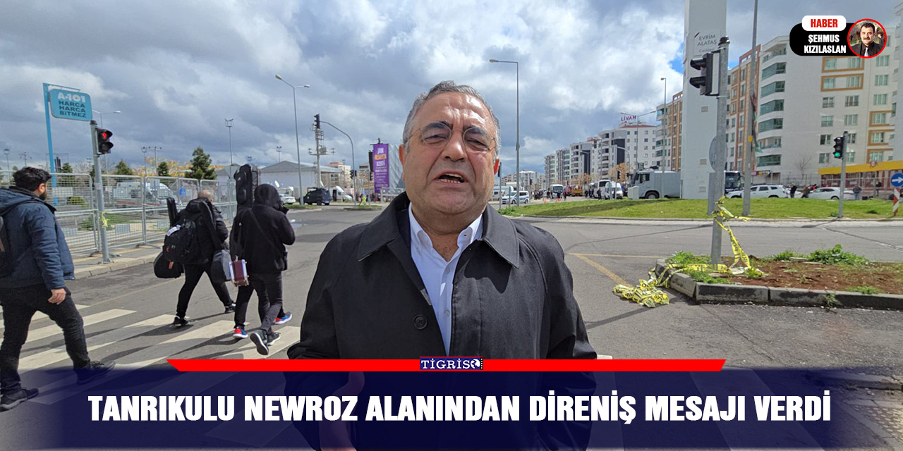 VİDEO -  Tanrıkulu Newroz alanından direniş mesajı verdi