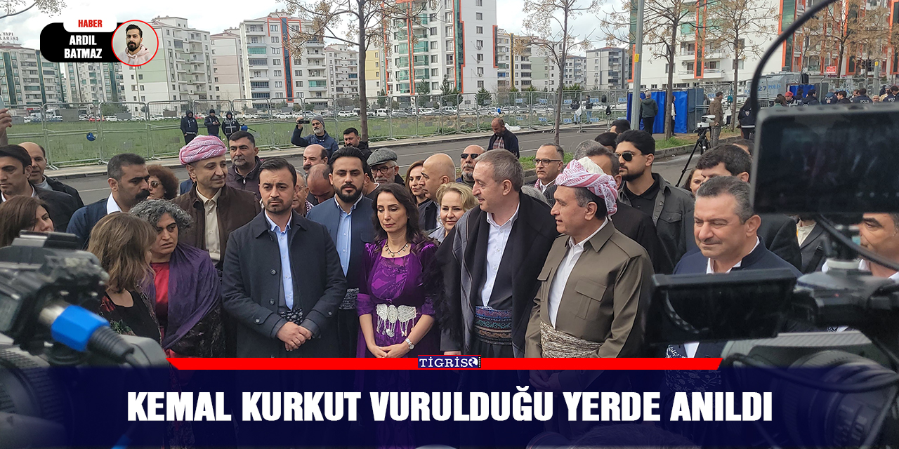 Kemal Kurkut vurulduğu yerde anıldı