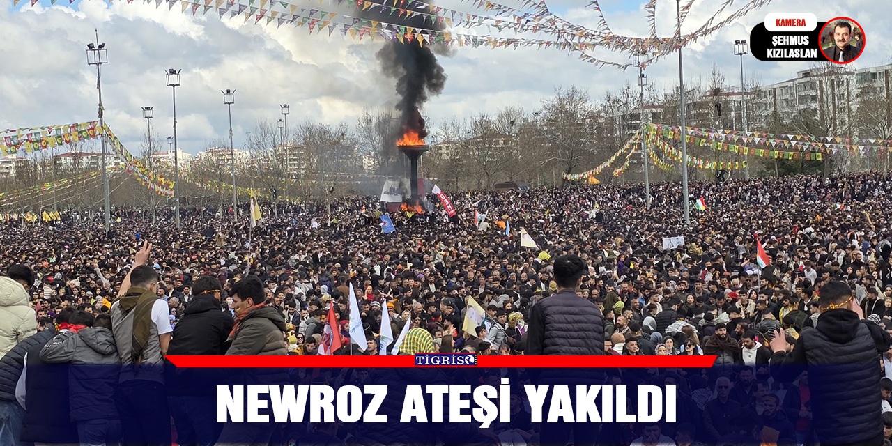 Newroz ateşi yakıldı