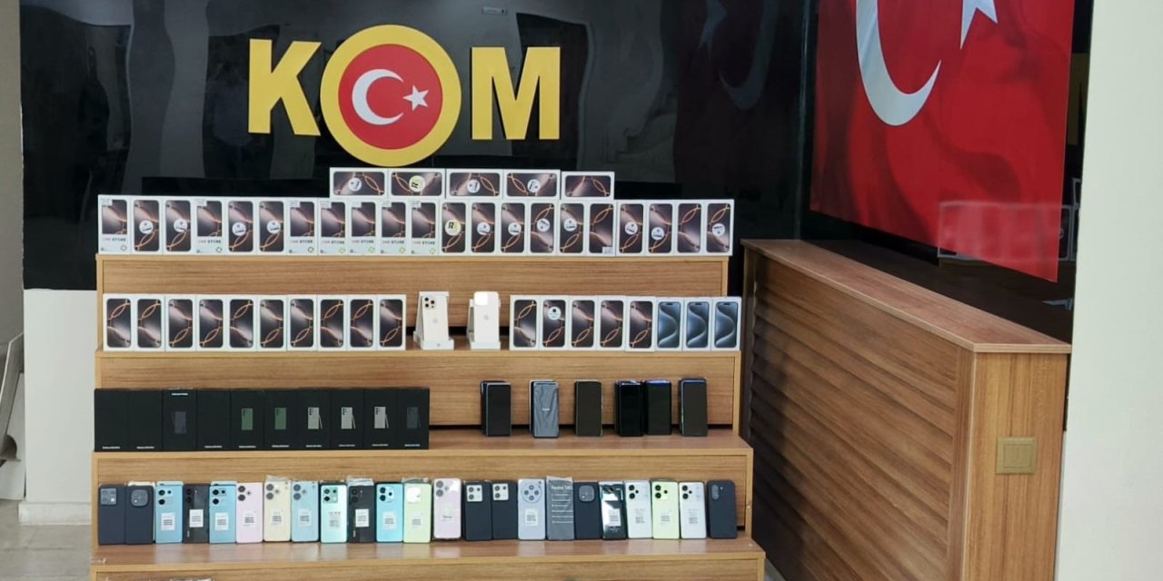 7 milyon TL değerinde kaçak cep telefonu ele geçirildi