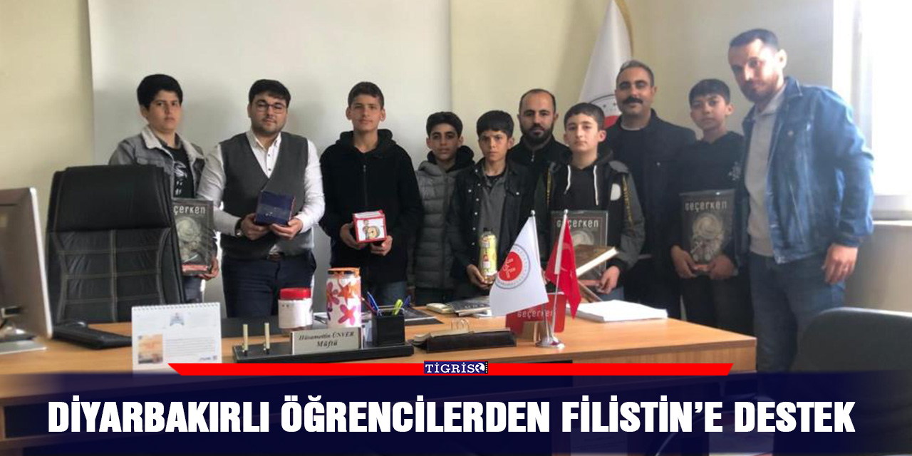 Diyarbakırlı öğrencilerden Filistin’e destek