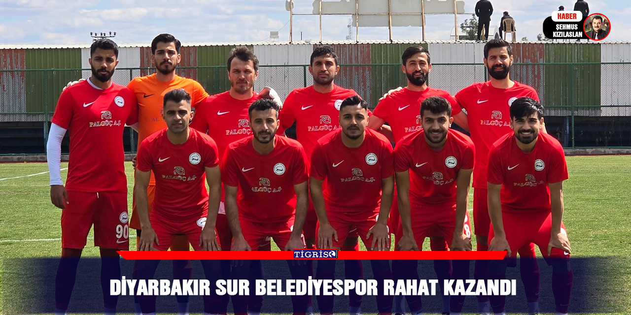 Diyarbakır Sur Belediyespor rahat kazandı