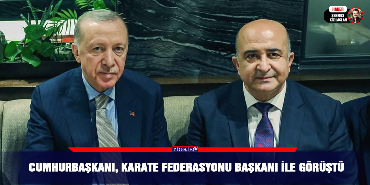 Cumhurbaşkanı, karate federasyonu başkanı ile görüştü