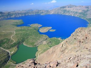 Nemrut'ta utandıran manzara!